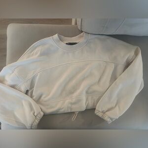 Zara Cream crop sweater